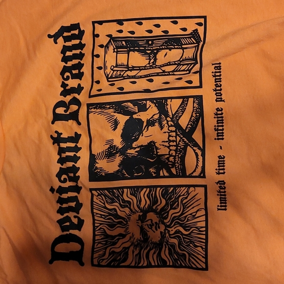 Deviant Brand Occult Fitted T shirt - Picture 2 of 4